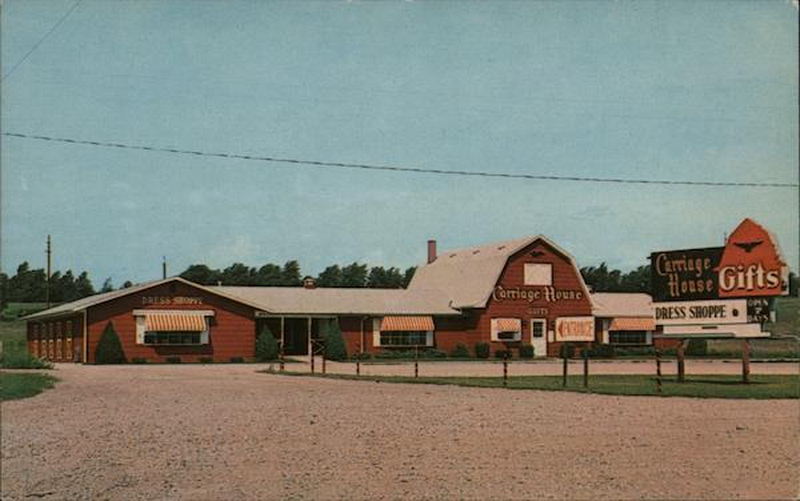 The Carriage House - Vintage Postcard (newer photo)